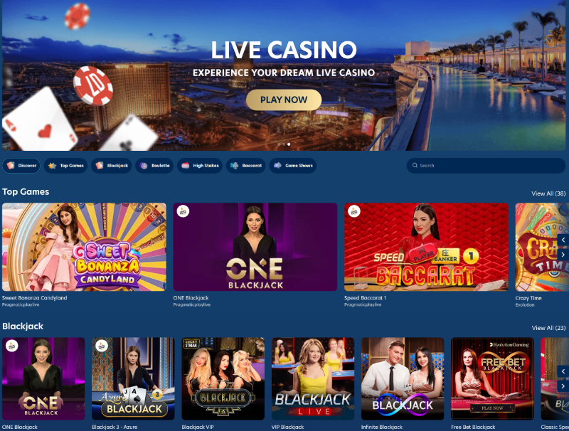 Lucky dreams live casino